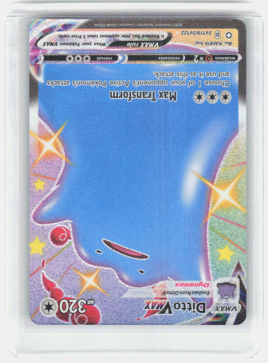 Ditto VMAX Holo Shiny Holo Rare Shining Fates: Shiny Vault SV119/SV122 NM