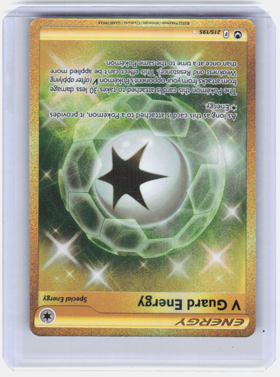 V Guard Energy (Secret) Holo Secret Rare SWSH12: Silver Tempest 215/195 NM