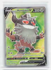 Galarian Perrserker V (Full Art) Holo Ultra Rare SWSH11: Lost Origin 183/196 NM