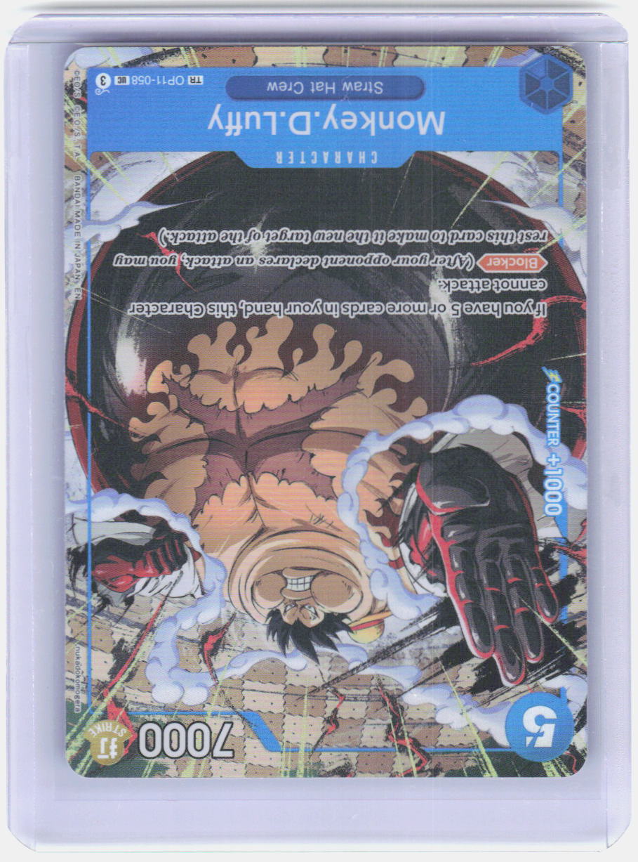 Monkey.D.Luffy - (TR) Foil TR Carrying On His Will OP11-058 NM