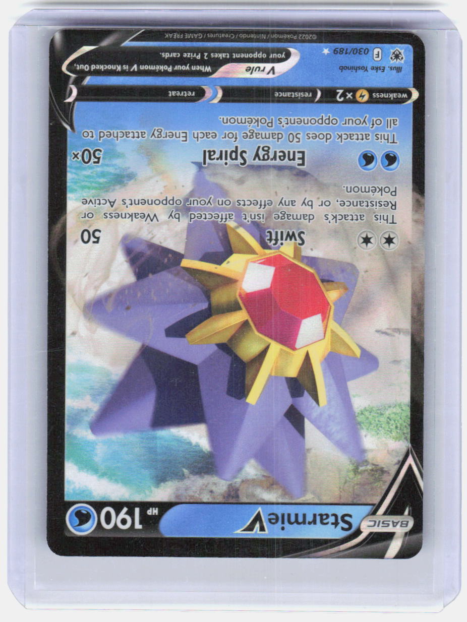 Starmie V Holo Ultra Rare SWSH10: Astral Radiance 030/189 NM