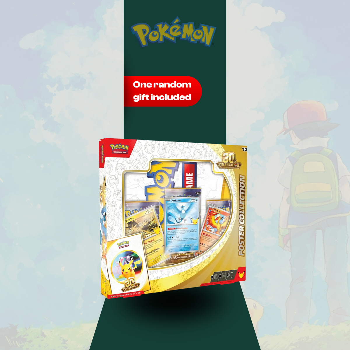 PRE ORDER Pokémon TCG: 30TH Poster Collection