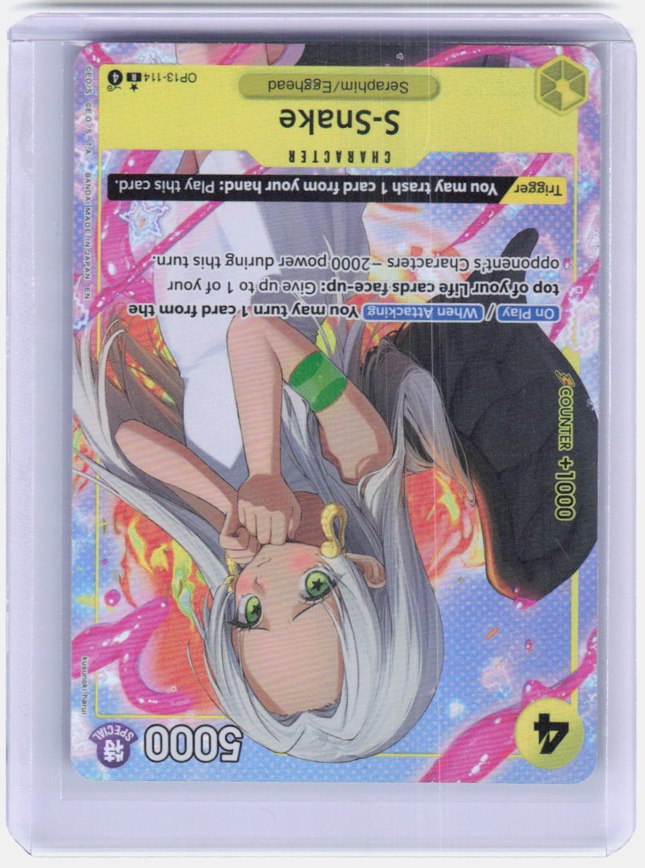 S-Snake (Alternate Art) Foil R Carrying On His Will OP13-114 NM