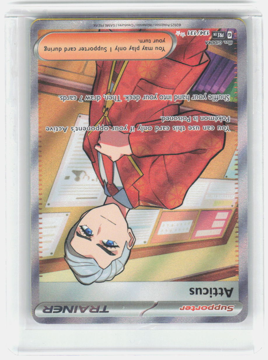 Atticus Holo Ultra Rare SV: Prismatic Evolutions 134/131 NM