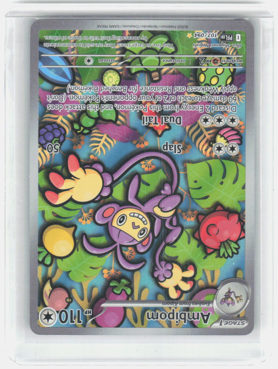 Ambipom Holo Illustration Rare ME02: Phantasmal Flames 107/094 NM