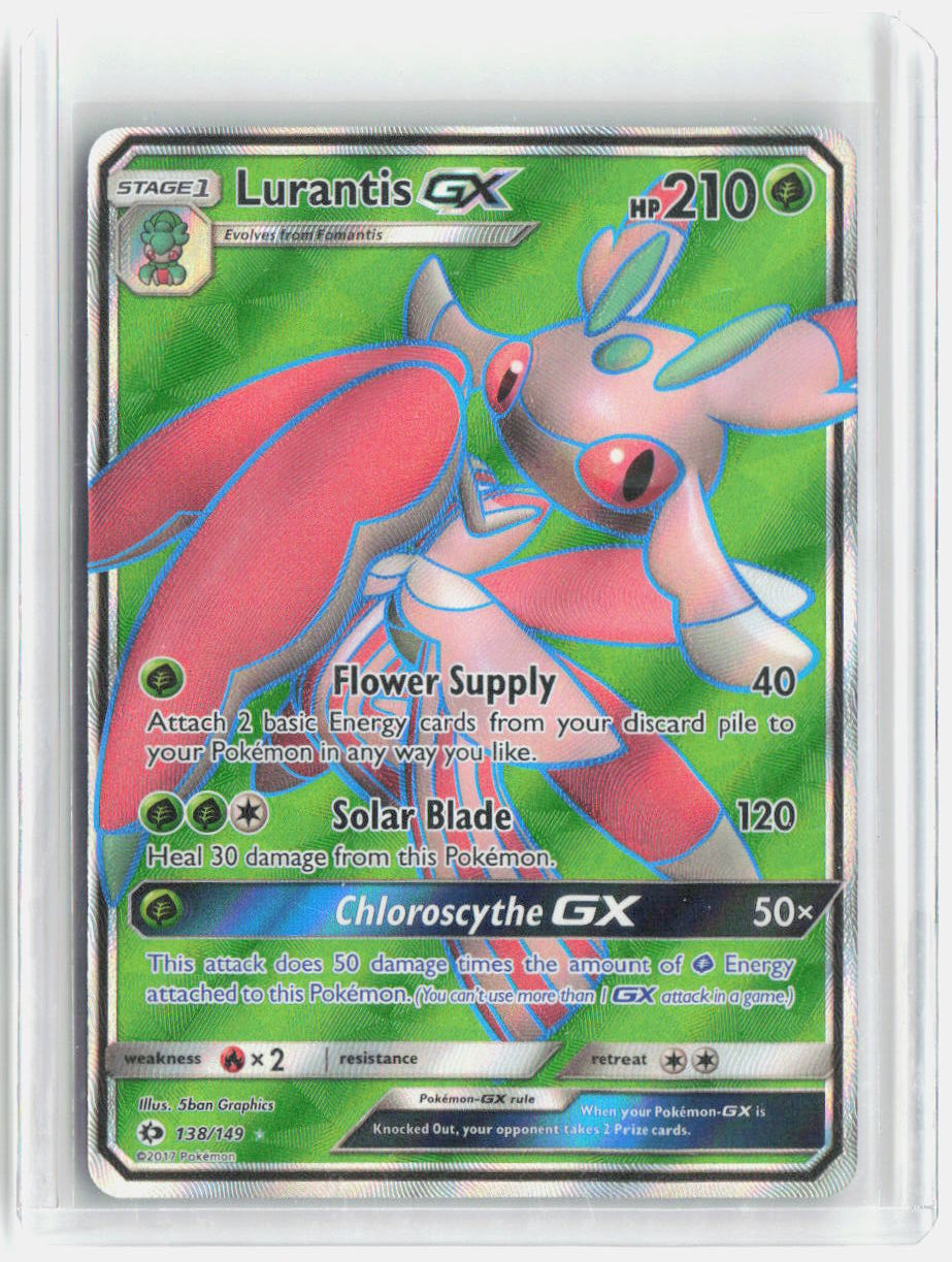 Lurantis GX (Full Art) Holo Ultra Rare SM Base Set 138/149 NM