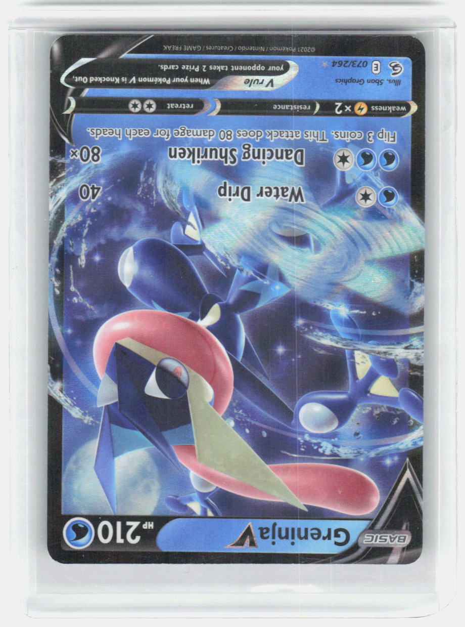 Greninja V Holo Ultra Rare SWSH08: Fusion Strike 073/264 NM