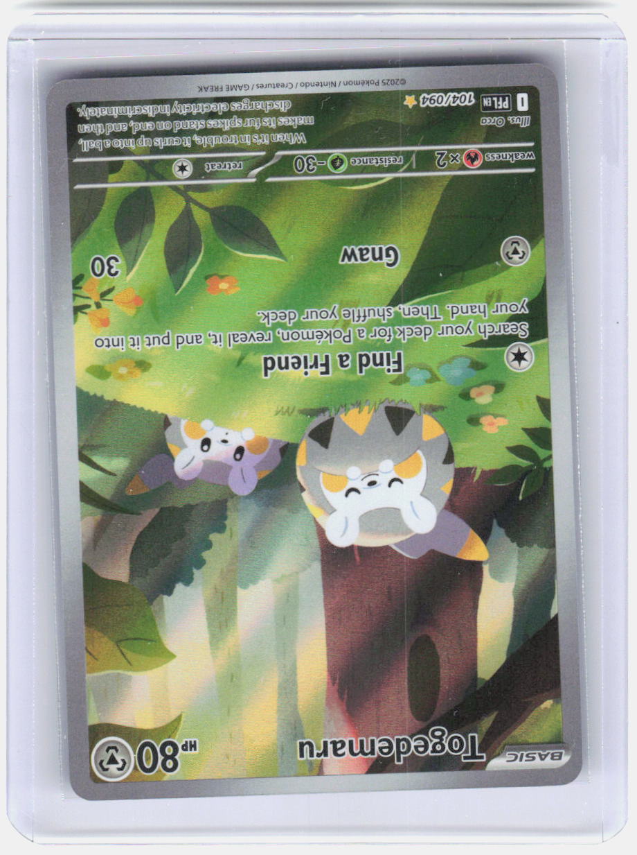 Togedemaru Holo Illustration Rare ME02: Phantasmal Flames 104/094 NM