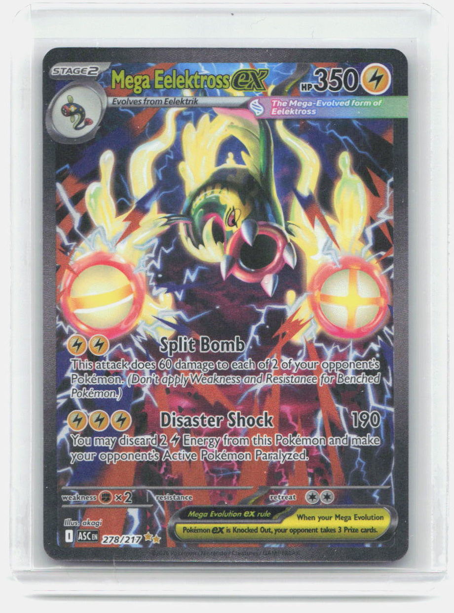 Mega Eelektross ex Holo Special Illustration Rare ME: Ascended Heroes 278/217 NM