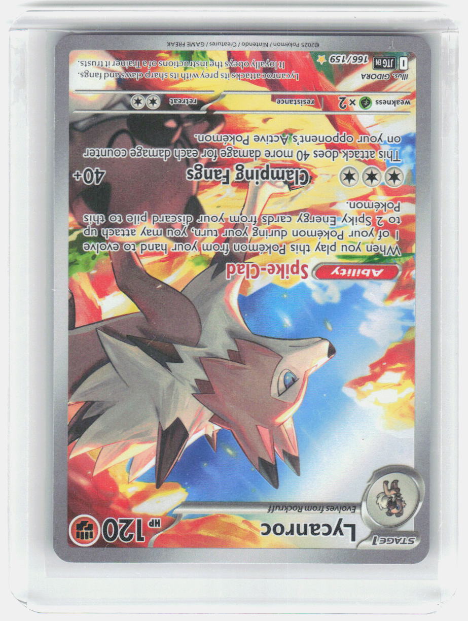 Lycanroc Holo Illustration Rare SV09: Journey Together 166/159 NM