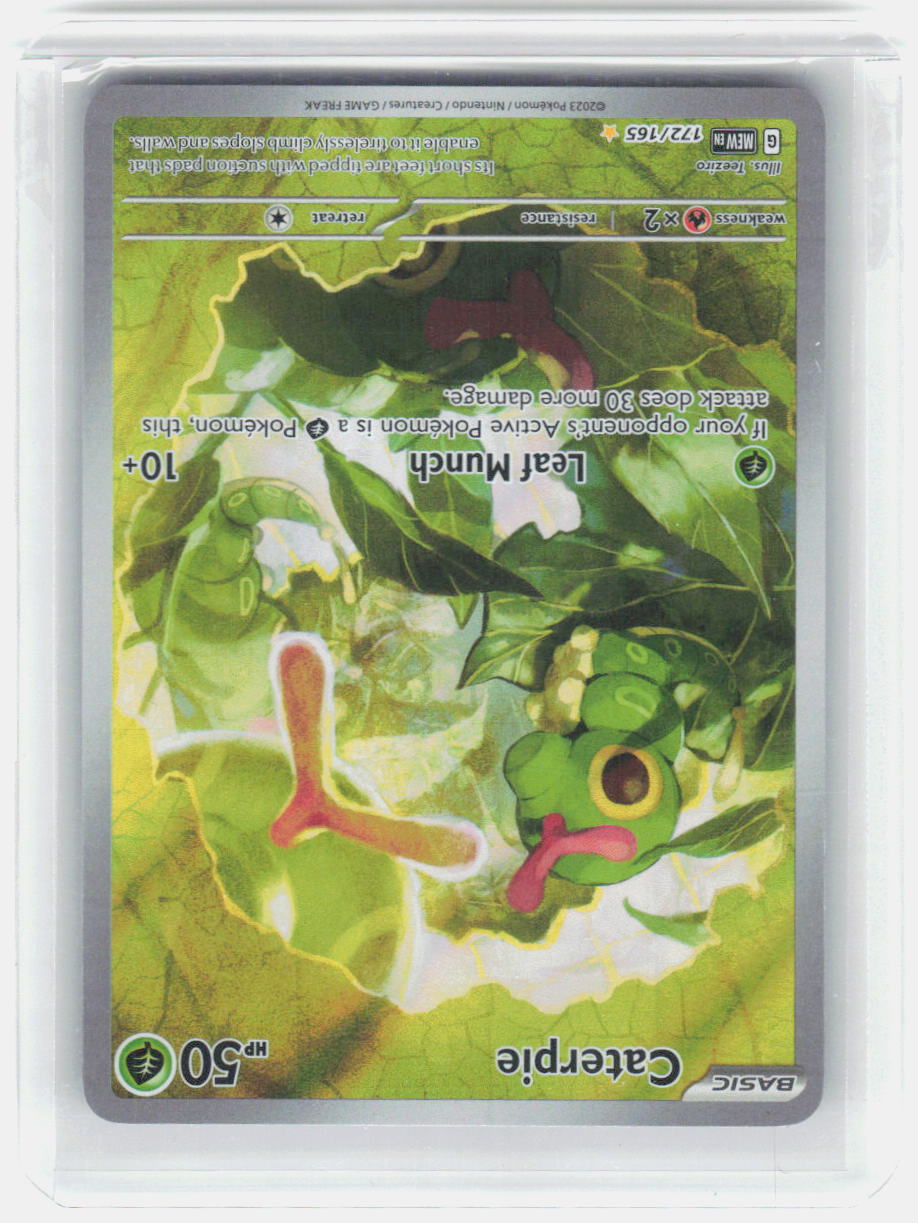 Caterpie Holo Illustration Rare SV: Scarlet & Violet 151 172/165 NM