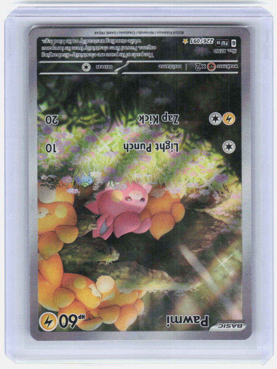 Pawmi Holo Illustration Rare SV: Paldean Fates 226/091 NM