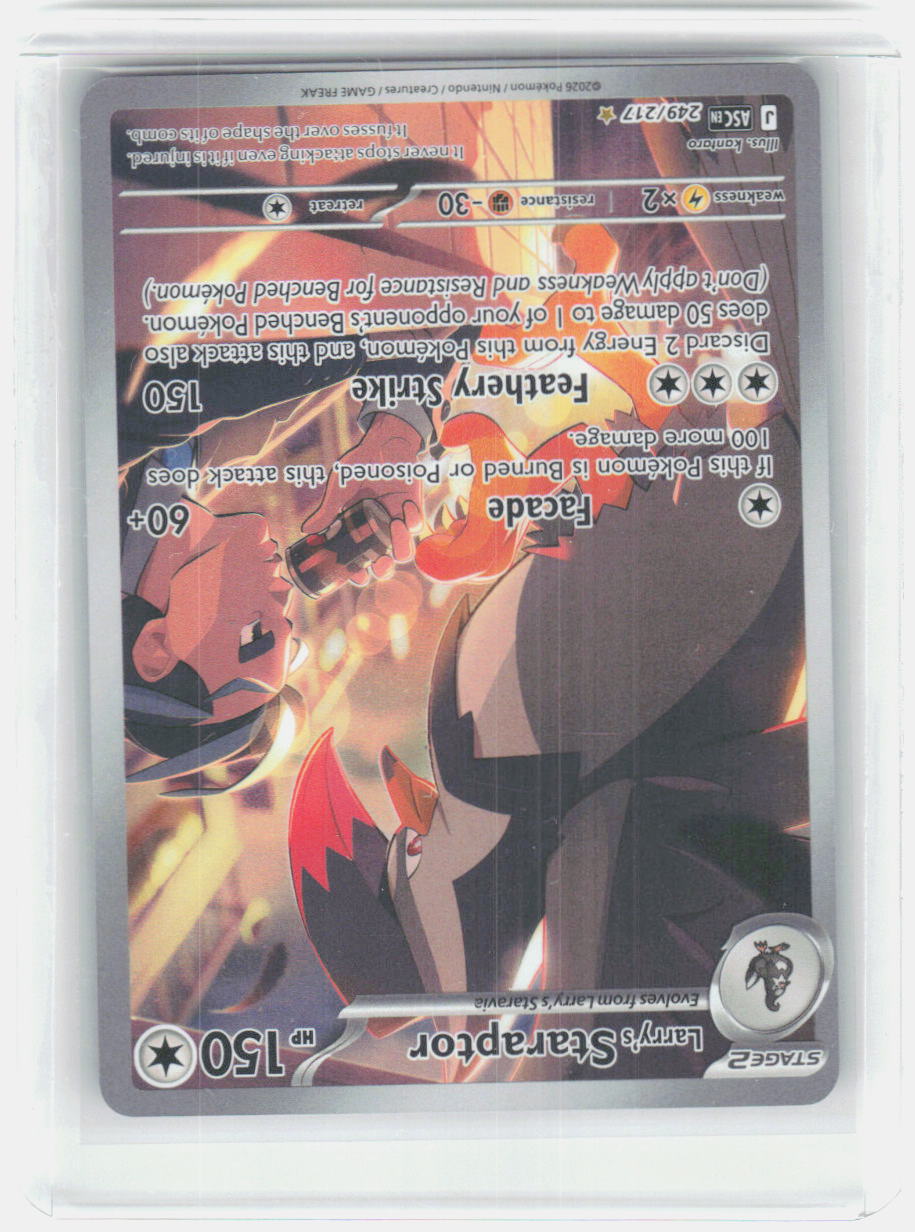 Larry's Staraptor Holo Illustration Rare ME: Ascended Heroes 249/217 NM