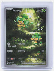 Pansage Holo Illustration Rare SV: Black Bolt 089/086 NM