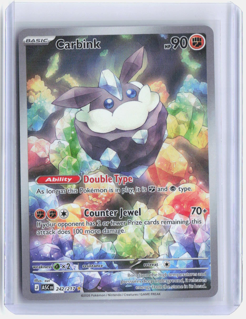 Carbink Holo Illustration Rare ME: Ascended Heroes 242/217 NM