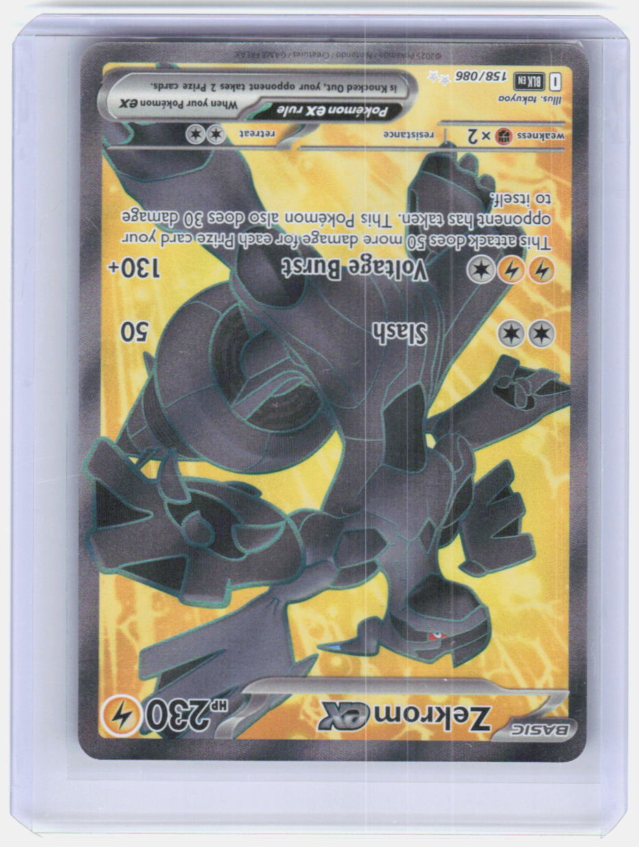 Zekrom ex Holo Ultra Rare SV: Black Bolt 158/086 NM