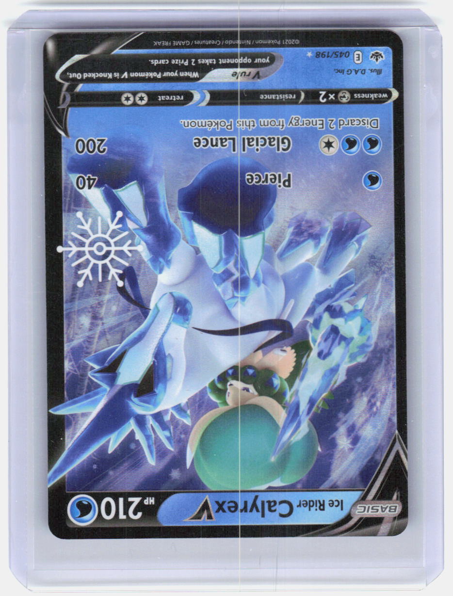 Ice Rider Calyrex V - (Holiday Calendar) Holo Promo Miscellaneous Cards & Products 045/198 NM