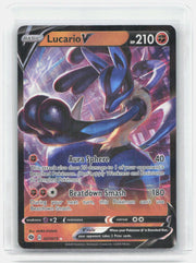 Lucario V Holo Ultra Rare Champion's Path 27/73 NM