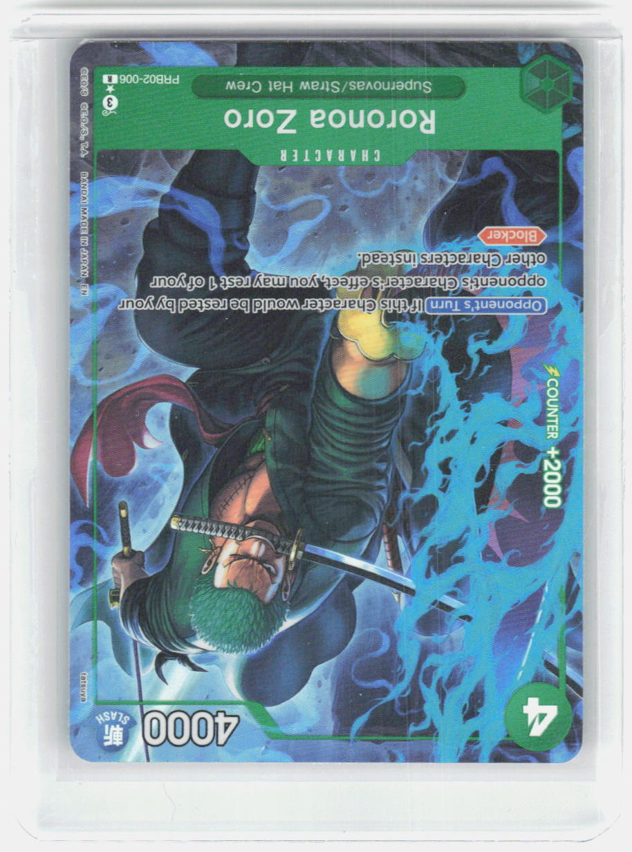 Roronoa Zoro - (Alternate Art) Foil R Premium Booster -The Best- Vol. 2 PRB02-006 NM