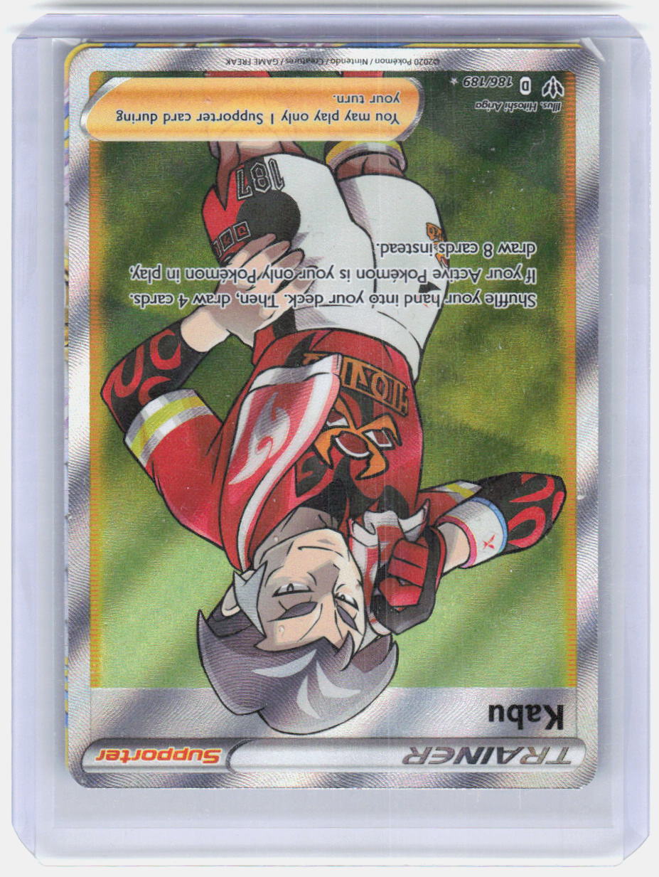Kabu (Full Art) Holo Ultra Rare SWSH03: Darkness Ablaze 186/189 NM
