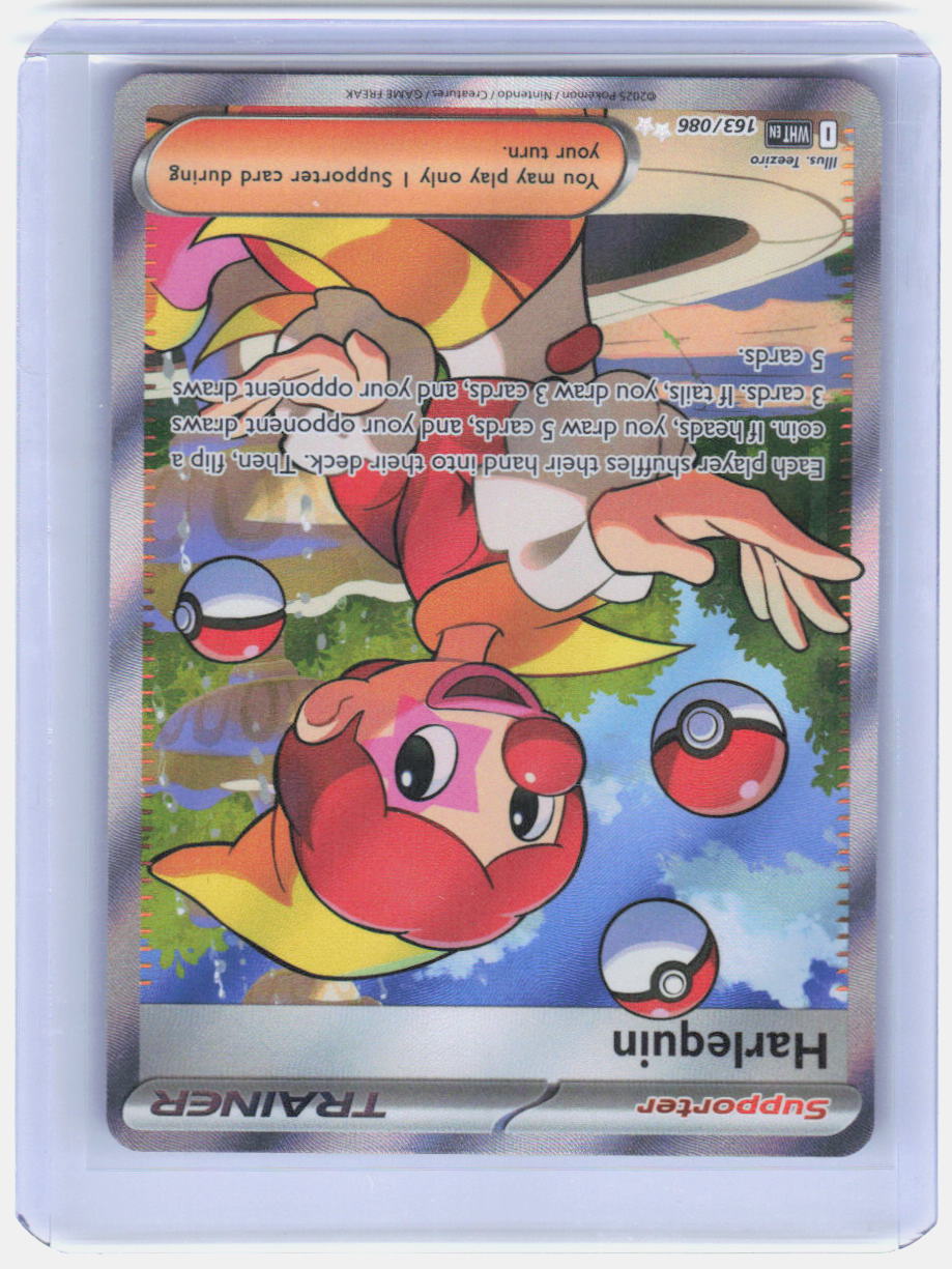 Harlequin Holo Ultra Rare SV: White Flare 163/086 NM