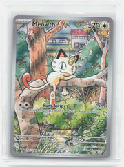 Meowth Holo Illustration Rare ME02: Phantasmal Flames 106/094 NM