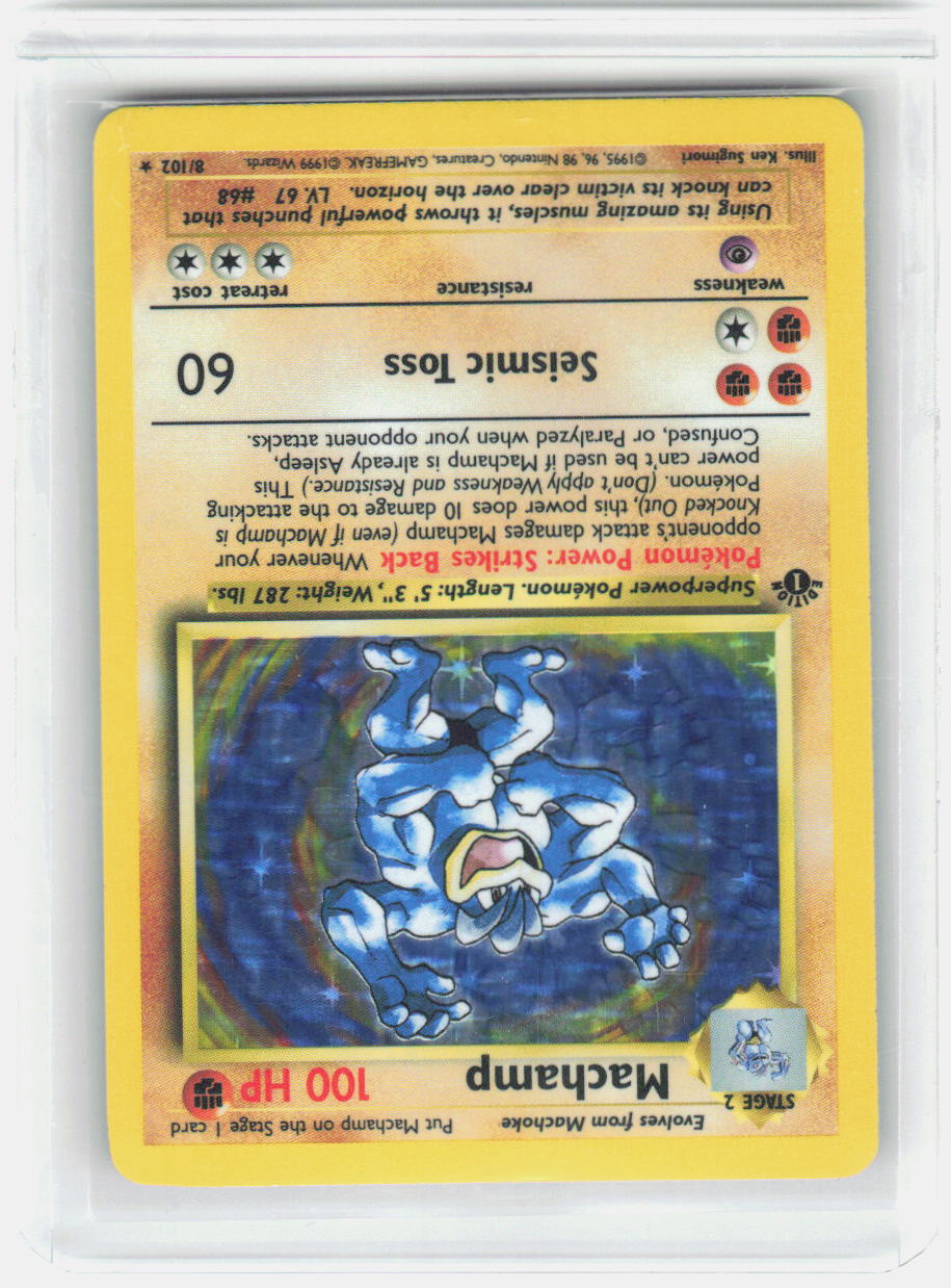 Machamp Holo Deck Exclusive 1st Edition 015/110 NM