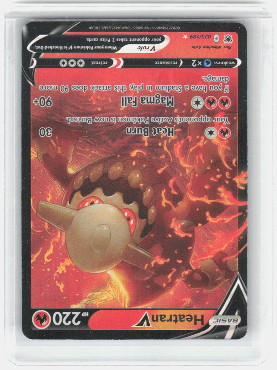 Heatran V Holo Ultra Rare SWSH10: Astral Radiance 025/189 NM