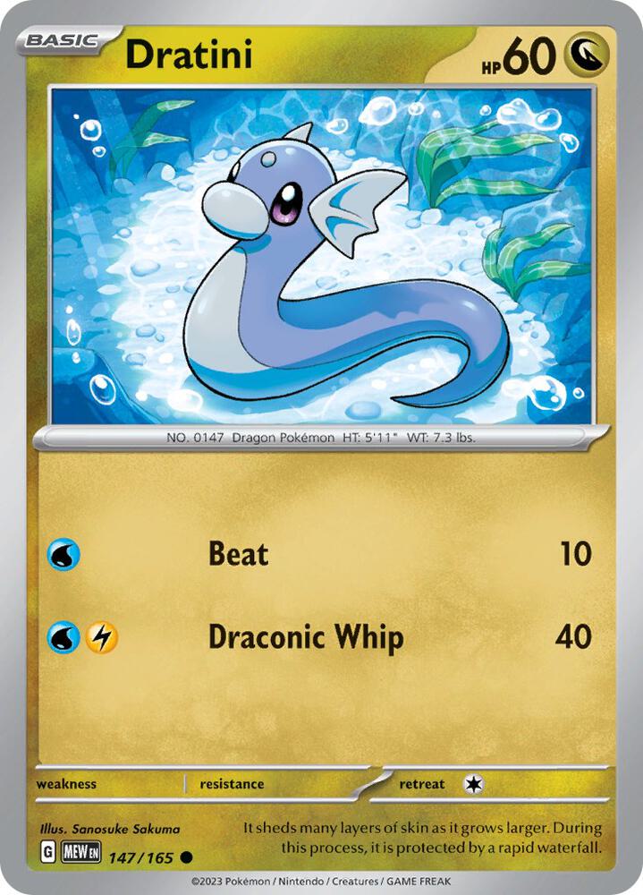 Scarlet & Violet 151 Dratini - 147 - Common - Scarlet & Violet 151