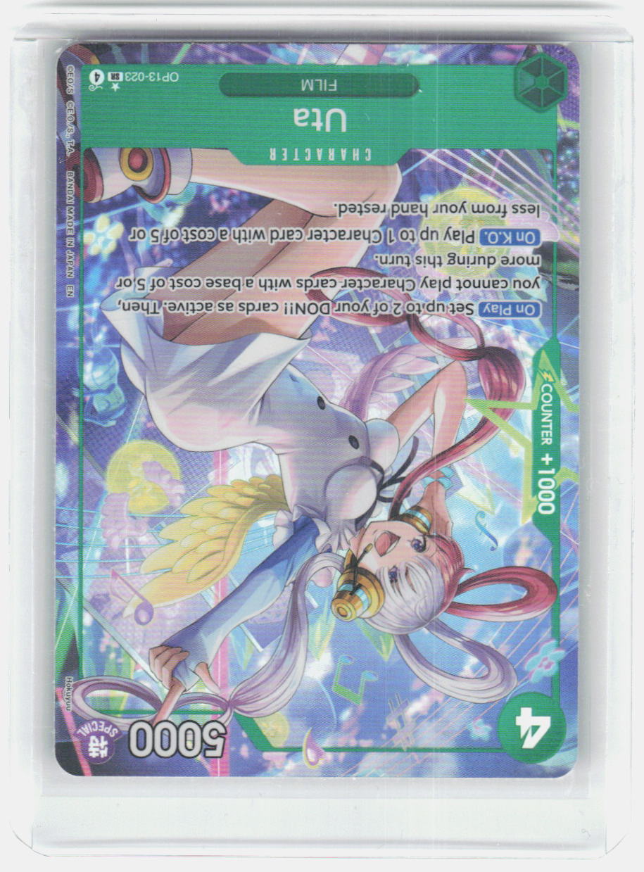 Uta (Alternate Art) Foil SR Carrying On His Will OP13-023 NM