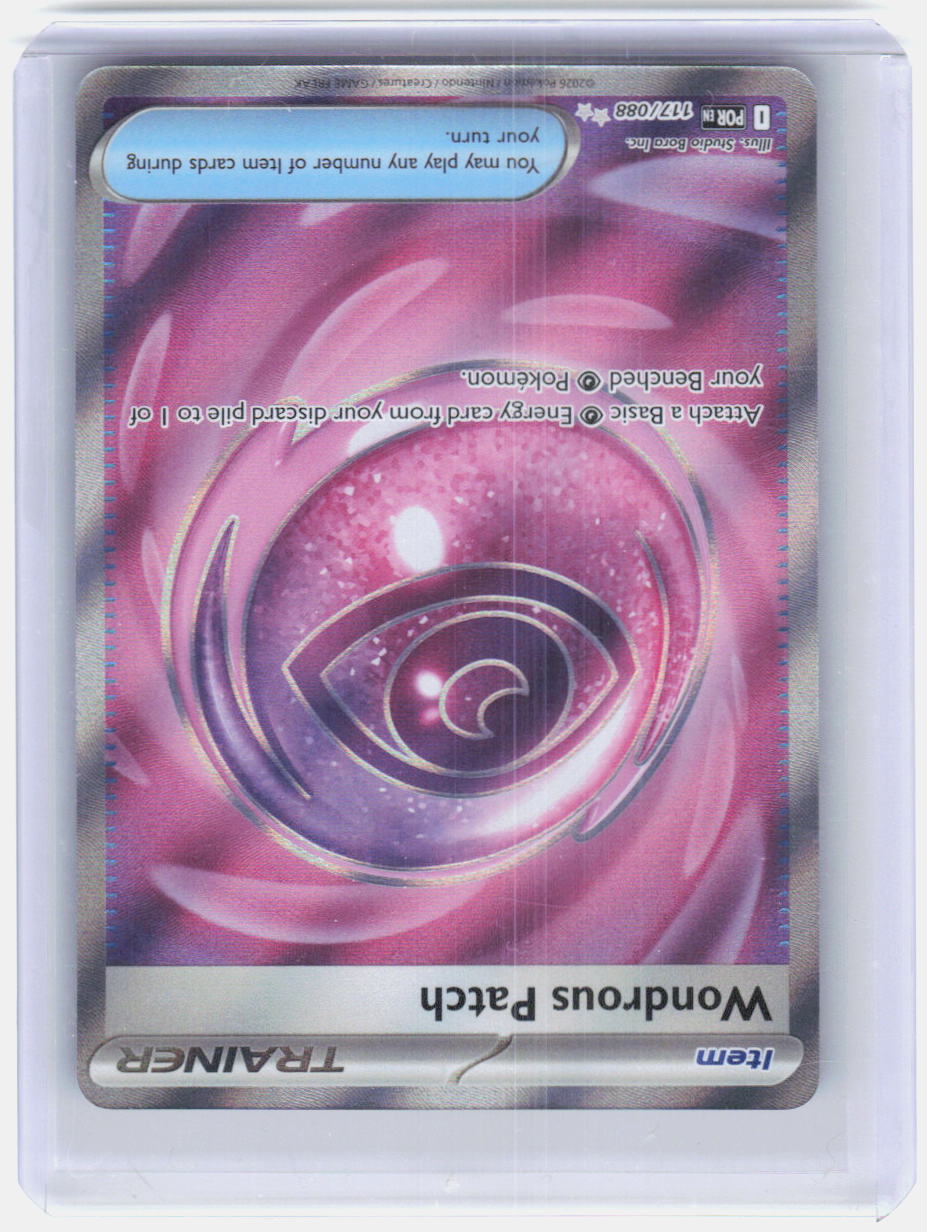 Wondrous Patch Holo Ultra Rare ME03: Perfect Order 117/088 NM