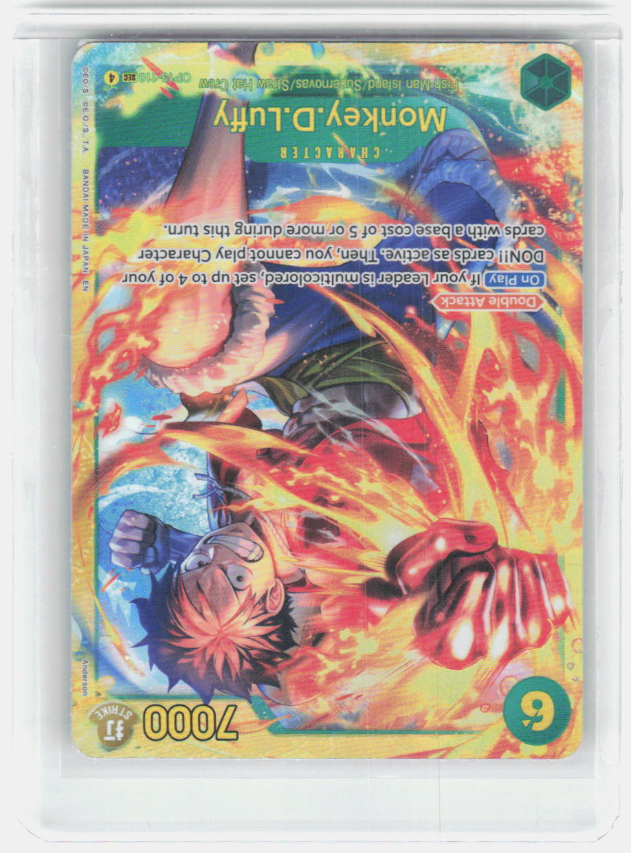 Monkey.D.Luffy (118) Foil SEC Carrying On His Will OP13-118 NM