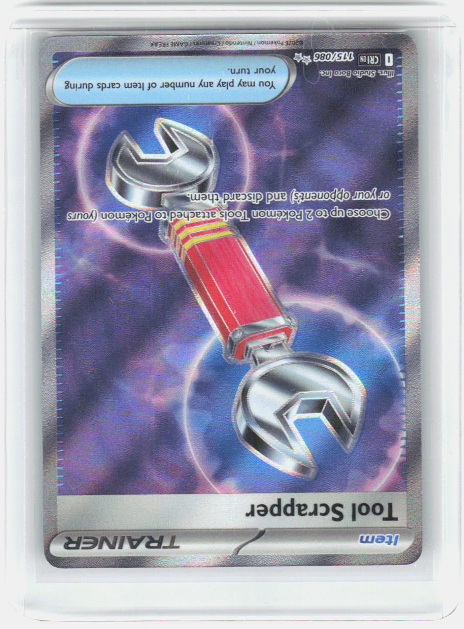 Tool Scrapper Holo Ultra Rare ME04: Chaos Rising 115/086 NM