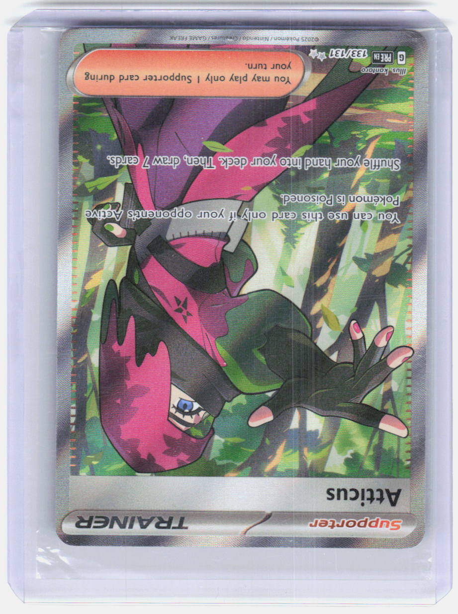 Atticus Holo Ultra Rare SV: Prismatic Evolutions 133/131 NM