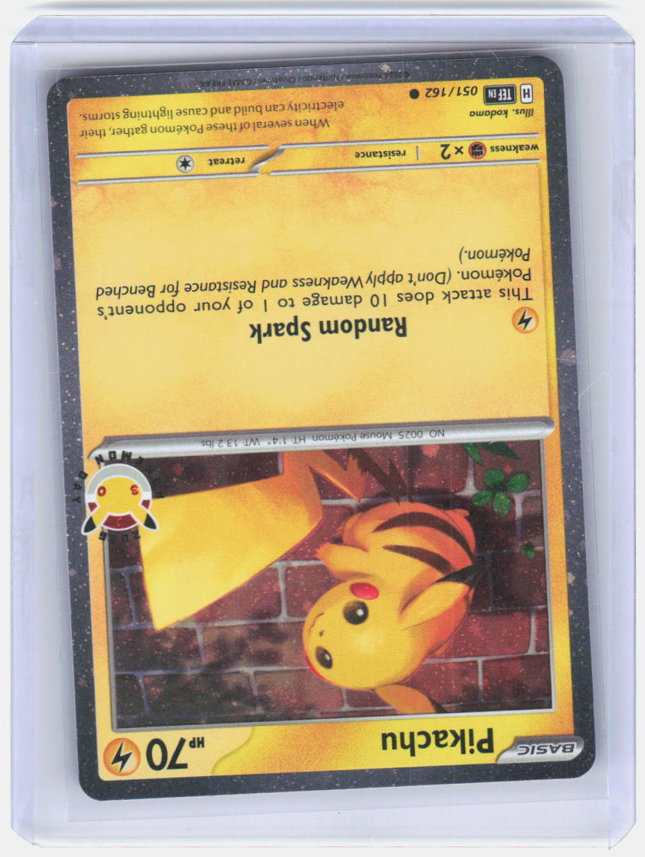 Pikachu (Pokemon Day 2026) Holo Common Miscellaneous Cards & Products 051/162 NM