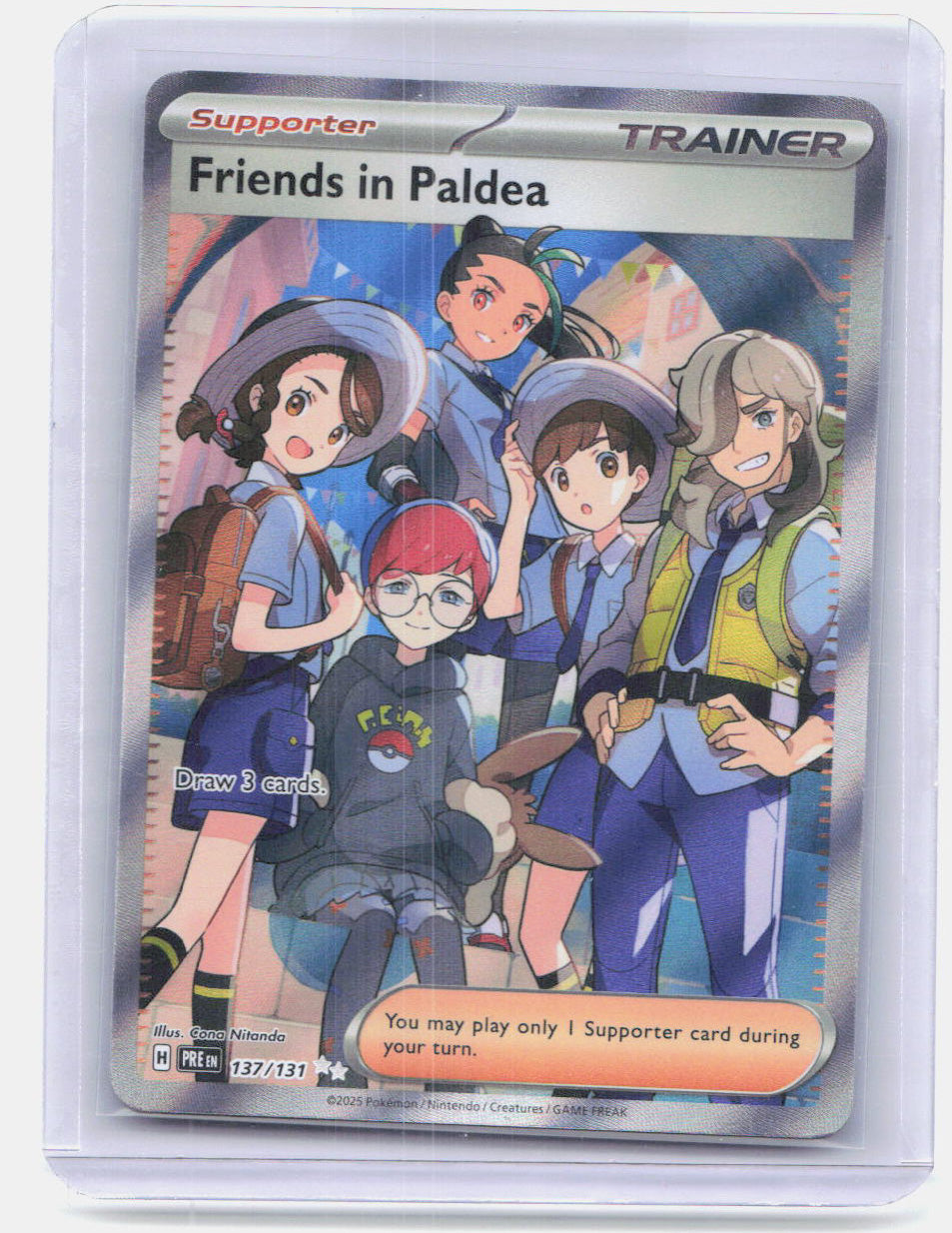 Friends in Paldea Holo Ultra Rare SV: Prismatic Evolutions 137/131 NM