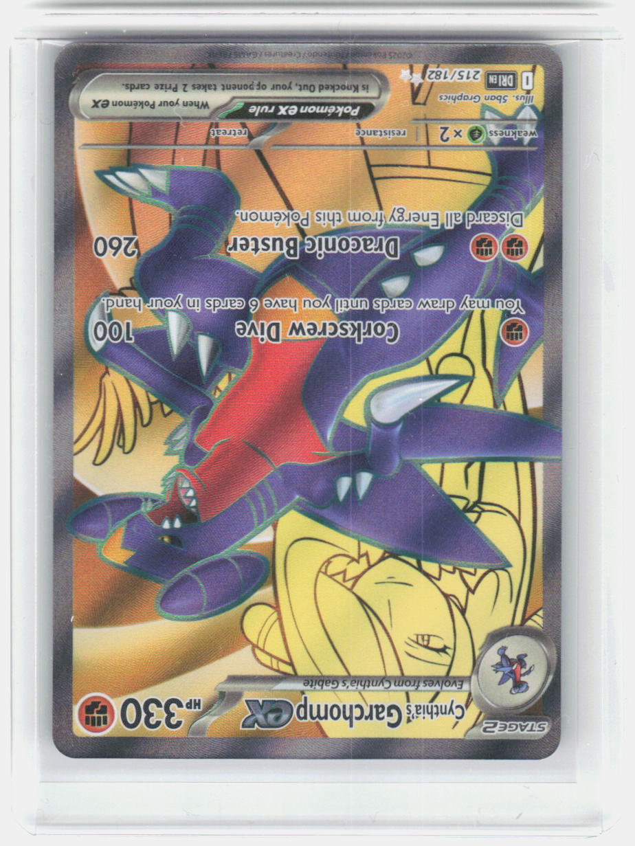 Cynthia's Garchomp ex Holo Ultra Rare SV10: Destined Rivals 215/182 NM
