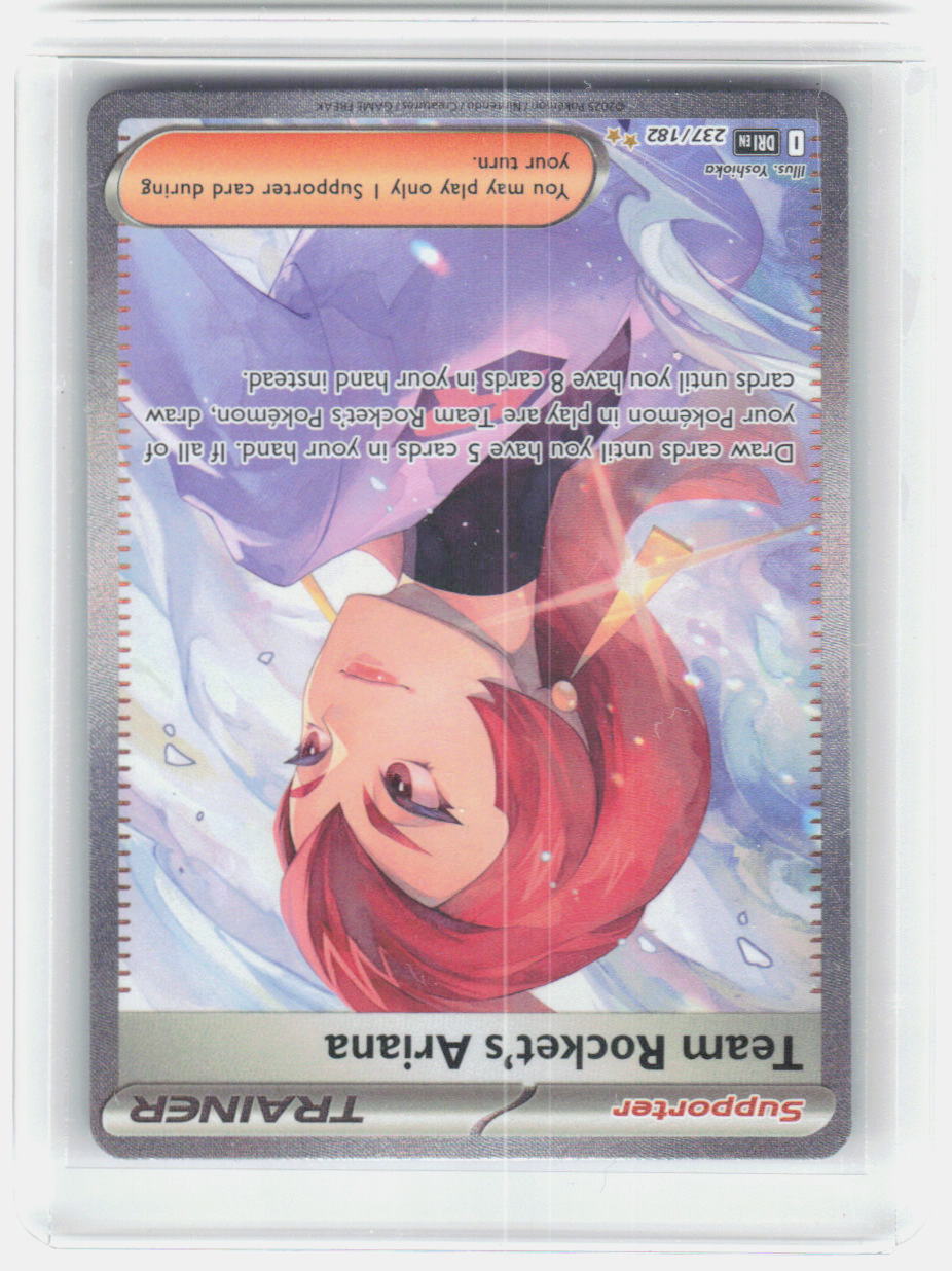 Team Rocket's Ariana - Holo Special Illustration Rare SV10: Destined Rivals 237/182 NM