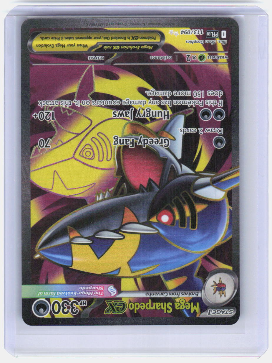 Mega Sharpedo ex Holo Ultra Rare ME02: Phantasmal Flames 113/094 NM