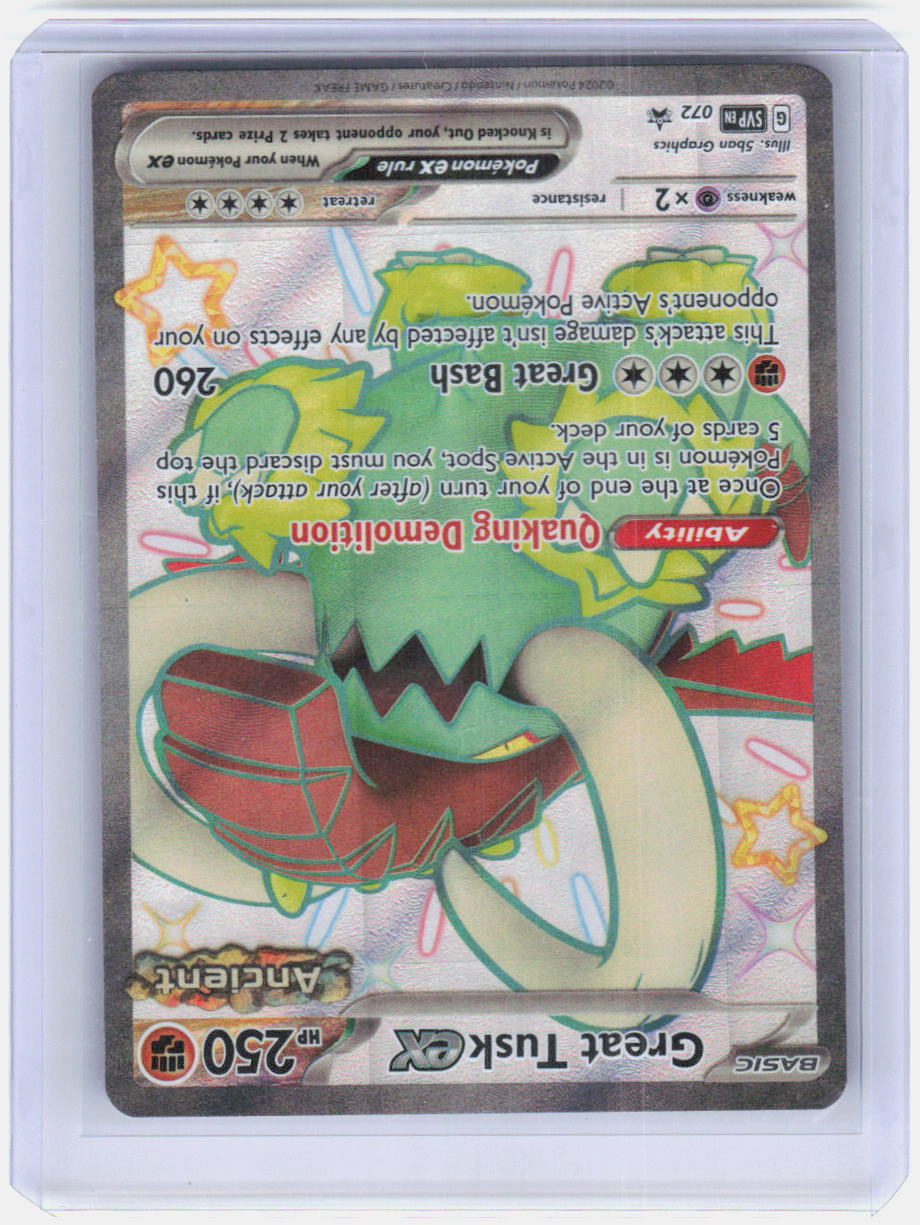 Great Tusk ex - Holo Promo SV: Scarlet & Violet Promo Cards 072 NM