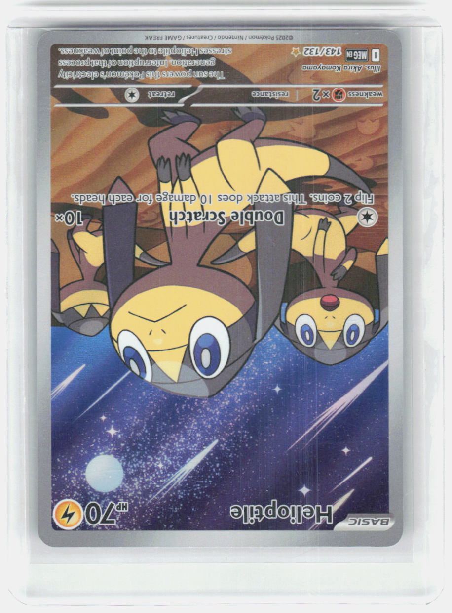 Helioptile Holo Illustration Rare ME01: Mega Evolution 143/132 NM
