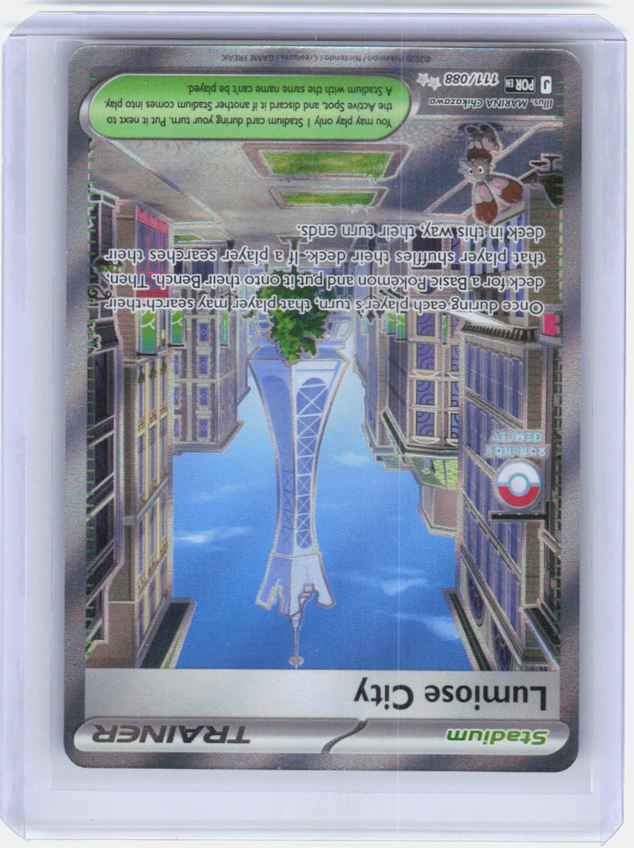 Lumiose City Holo Ultra Rare ME03: Perfect Order 111/088 NM