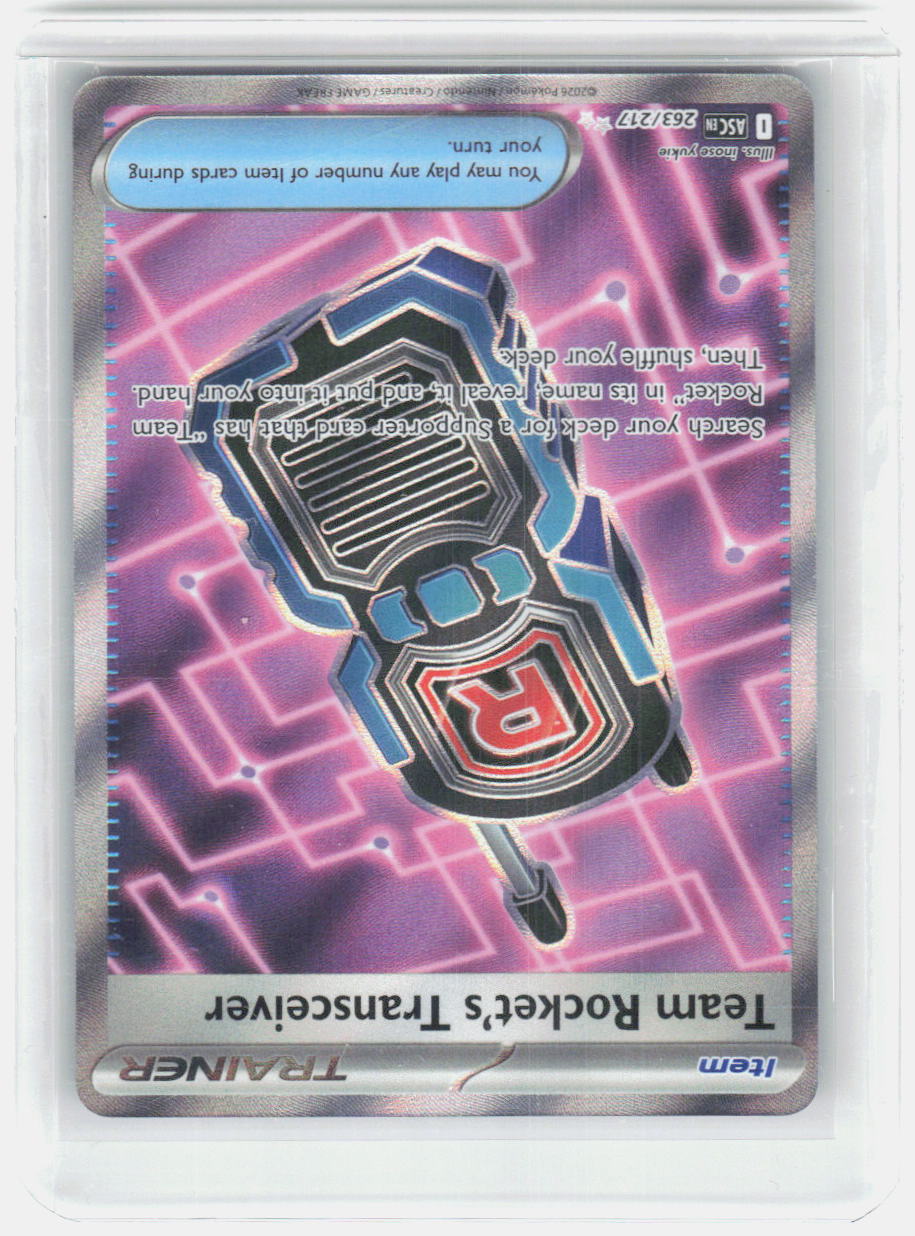 Team Rocket's Transceiver Holo Ultra Rare ME: Ascended Heroes 263/217 NM
