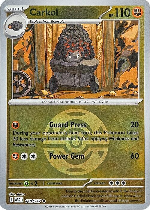 Carkol [Ball] - 119 - Ascended Heroes