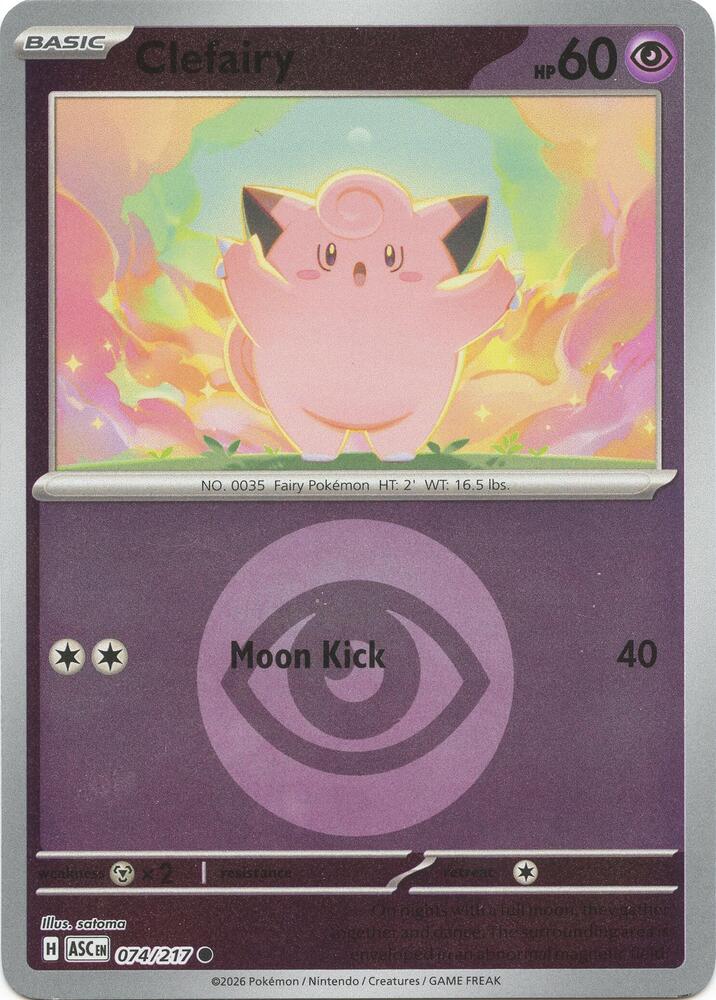 Clefairy [Energy] - 74 - Ascended Heroes