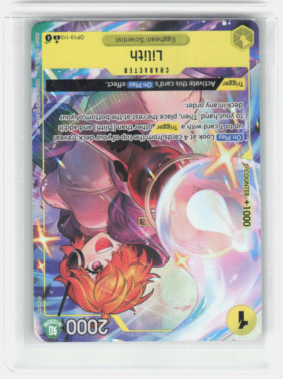 Lilith (Alternate Art) Foil R Carrying On His Will OP13-113 NM