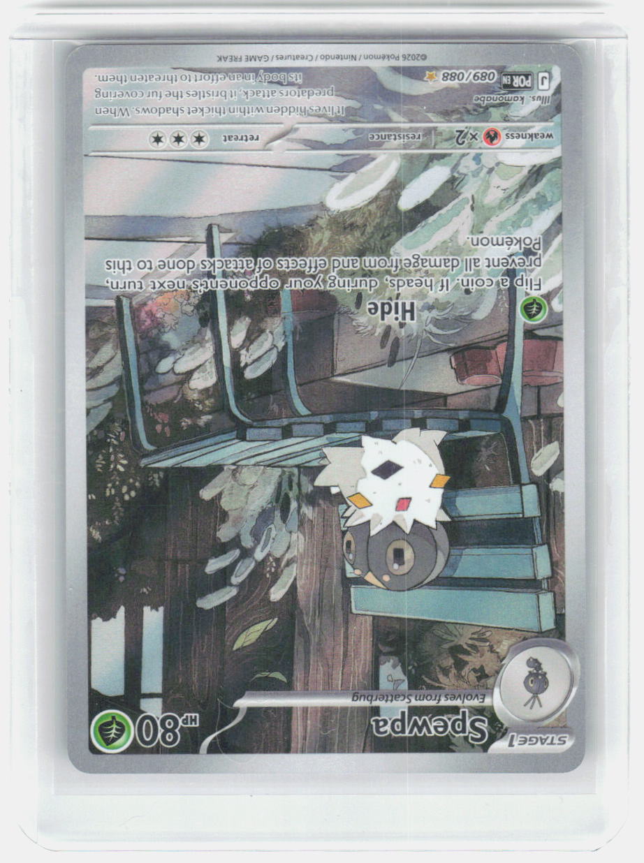 Spewpa Holo Illustration Rare ME03: Perfect Order 089/088 NM