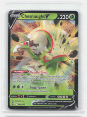 Chesnaught V Holo Ultra Rare SWSH12: Silver Tempest 015/195 NM