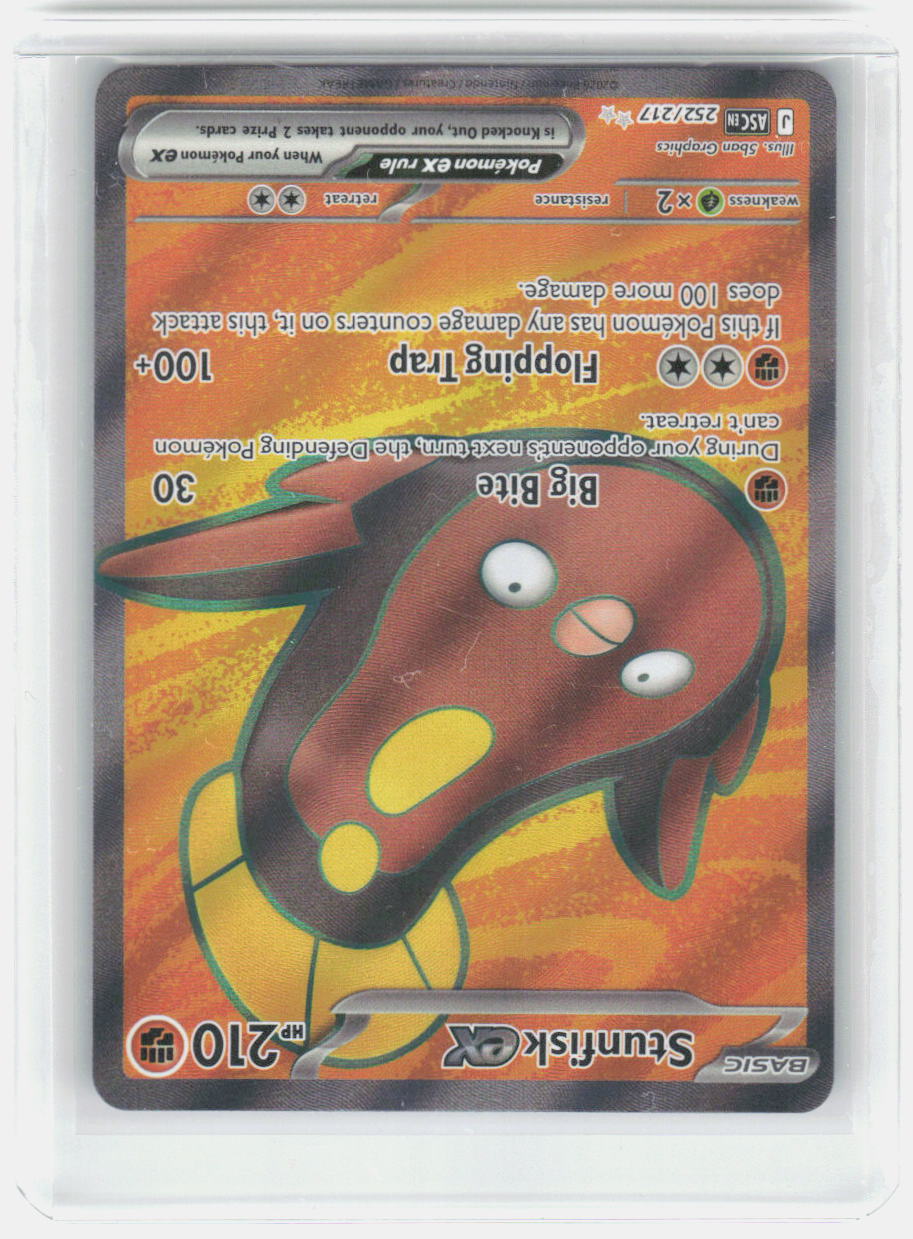 Stunfisk ex Holo Ultra Rare ME: Ascended Heroes 252/217 NM