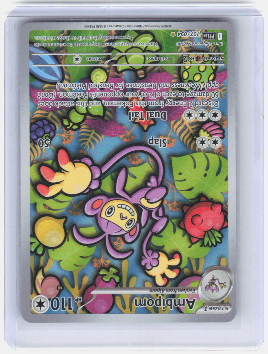 Ambipom Holo Illustration Rare ME02: Phantasmal Flames 107/094 NM